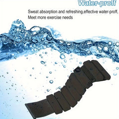Silicone Steel Block Weight Bracelet for Fitness & Yoga Training