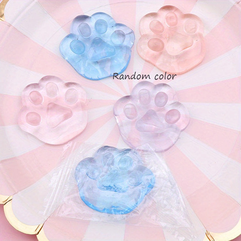 5pcs Sea Salt Cat Claws Stress Relief Toy Music Pinch Decompression Ice
