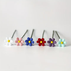 5 Mini Colorful Flowers Resin for Micro Landscapes DIY Jewelry Making