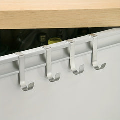 2pcs Stainless Steel Cabinet Door Hook for Bathroom and Kitchen Storage