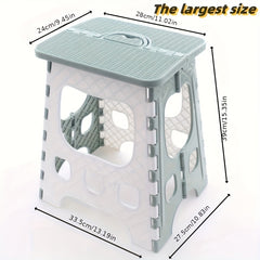 Portable Folding Stool with Handle Lightweight Foldable Chair for Outdoor