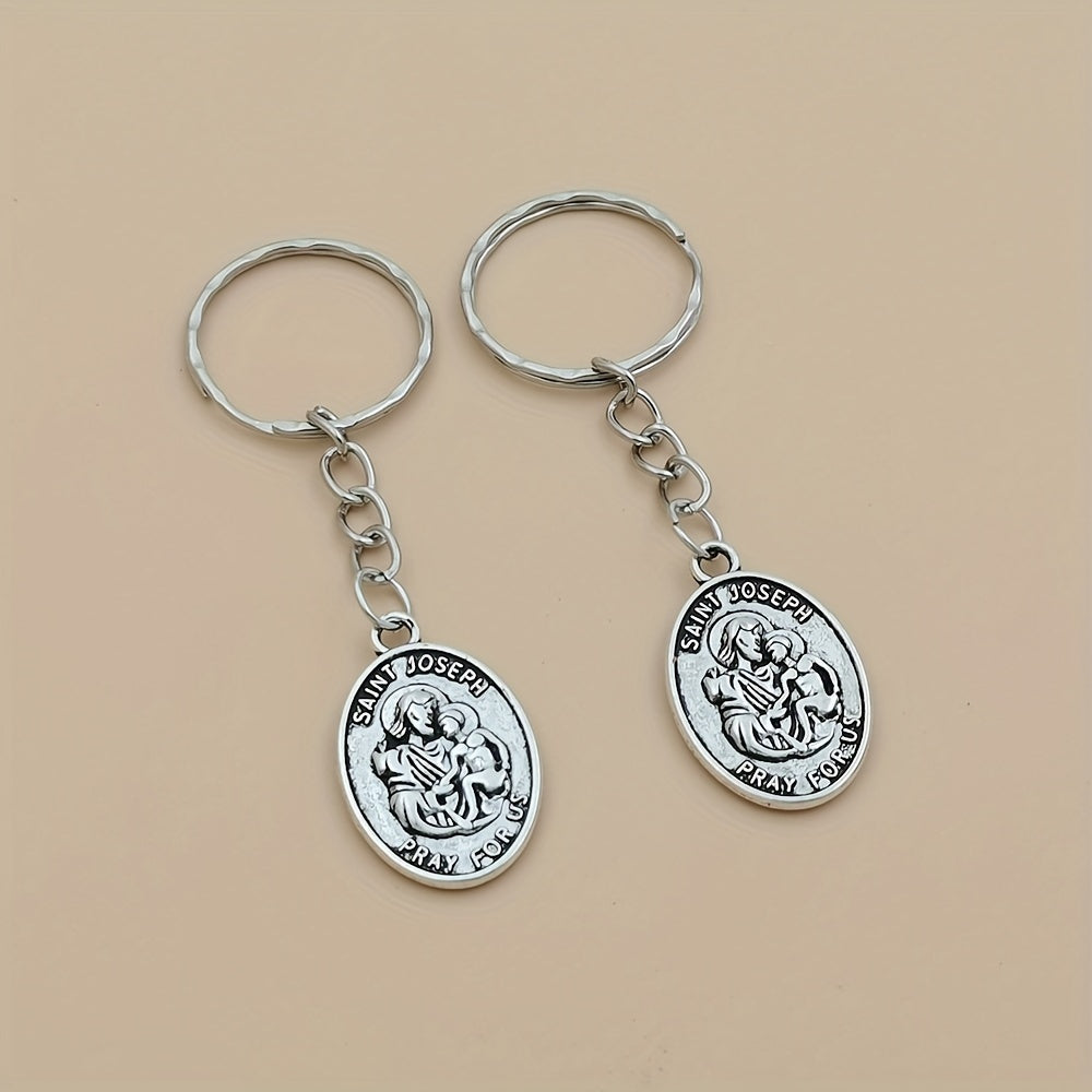 SAINT JOSEPH PRAY FOR US Key Chain For Men Y 439