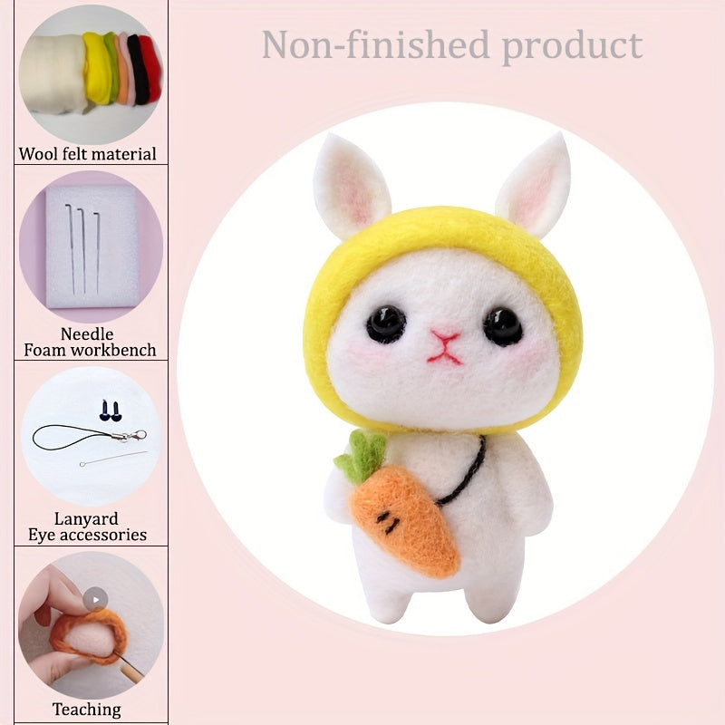 Carrot Rabbit Felt DIY Material Package Doll Decoration