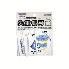 30 Sweet Dessert & Snack Sticker Sheets - Scrapbook & Notebook Decoration