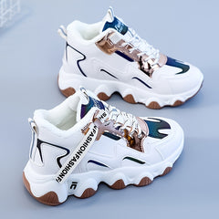 Women's Casual Sneakers Dad Shoes Thick Sole Thermal Sports Shoes