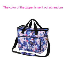 Portable Knitting Tote Bag for Yarn, Needles, Hooks - Large Capacity Crochet Bag