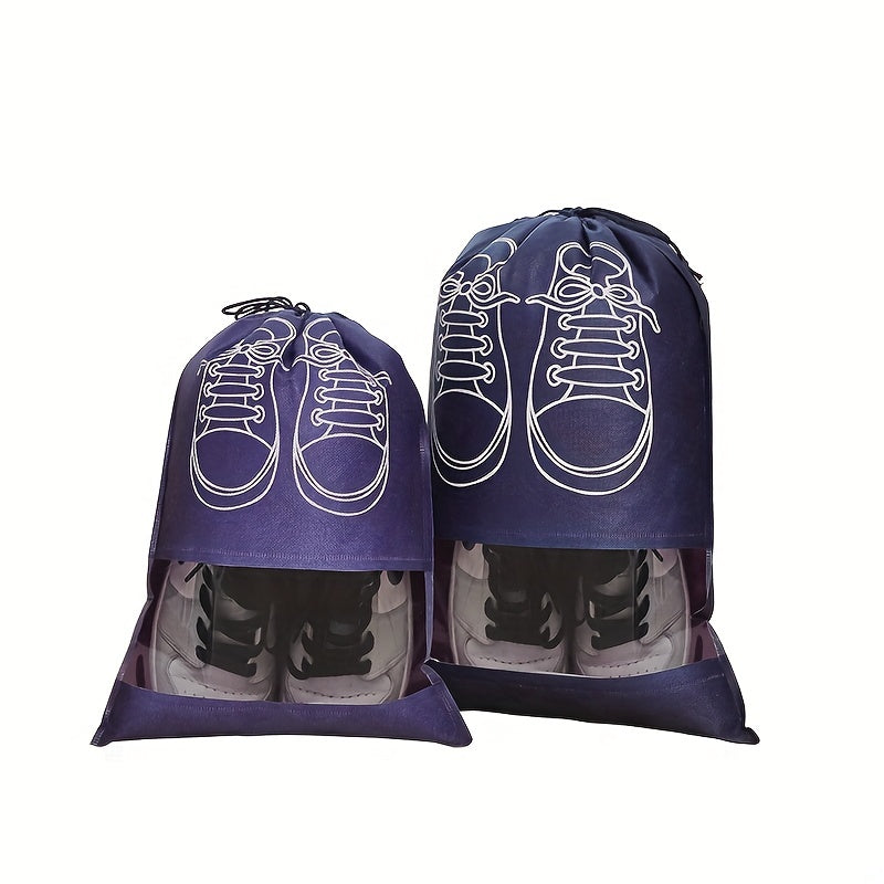 1pc Non-woven Dust Shoe Bag Travel Shoe Cover Storage Bundle Mouth Bag