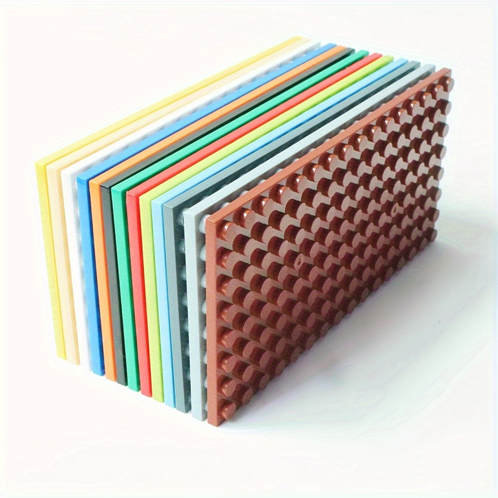 4 Pack IDEAMOC 8x16 Dots Base Plates Mixed ABS Building Blocks Parts