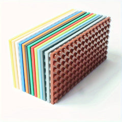 4 Pack IDEAMOC 8x16 Dots Base Plates Mixed ABS Building Blocks Parts