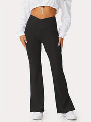Tummy Control Yoga Flared Leg Pants