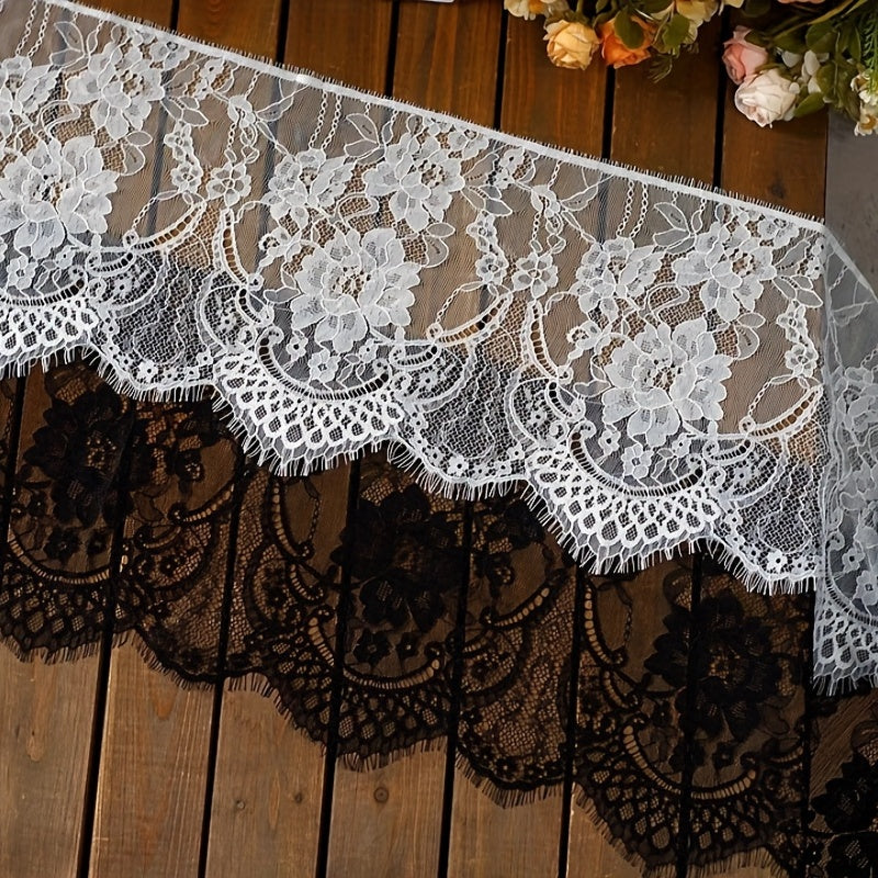 Mesh Lace Trim Fabric Wedding Veil Clothing Craft 3m