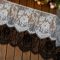 Mesh Lace Trim Fabric Wedding Veil Clothing Craft 3m
