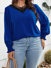 Casual Blouse V Neck Top