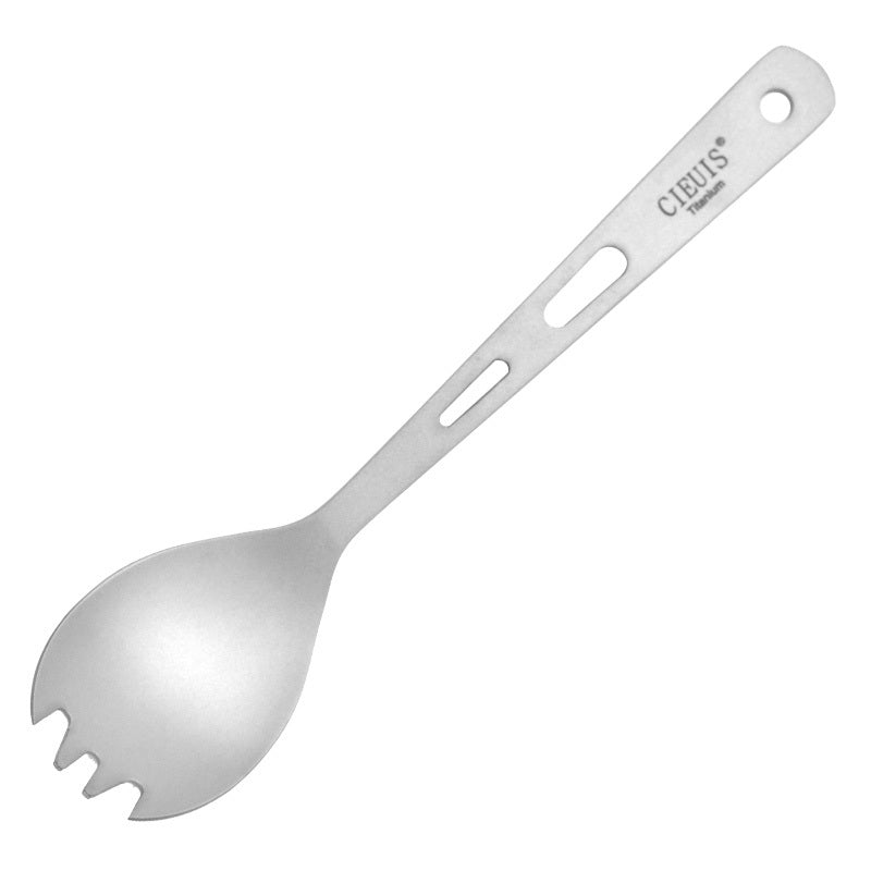 Titanium 3-Hole Spoon Fork for Camping