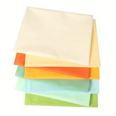 10 Classic Solid 100 Cotton Fat Quarter Patchwork Fabric For Sewing