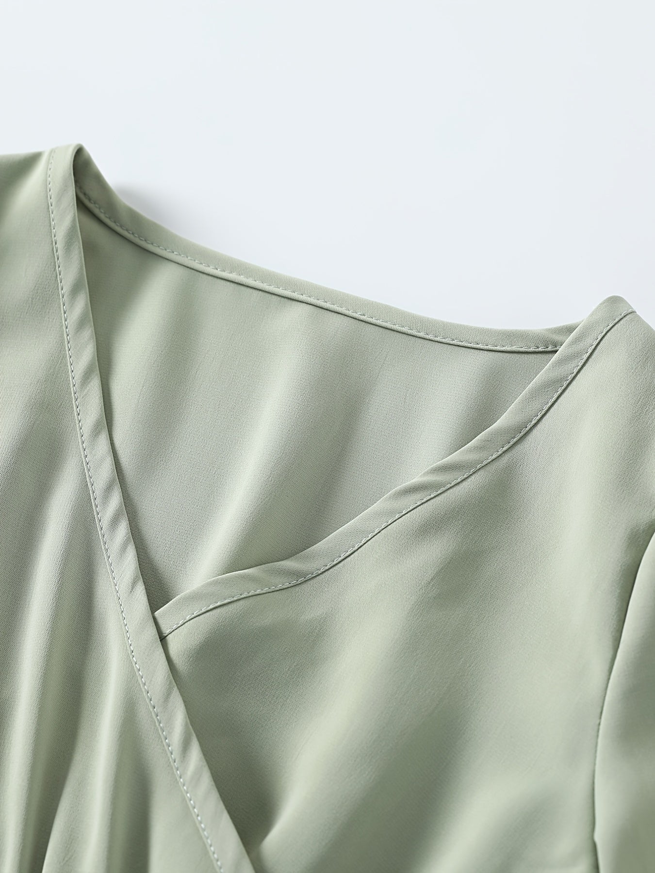 Girls V-Neck Ruffled Dress for Autumn & Spring