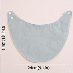5pcs Baby Bibs Infant Fabric Bibs Triangle Scarf Feeding Burp Cloth