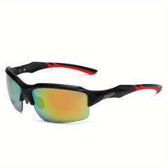 Wrap Around Sports Sunglasses UV400 Protection Eyewear For Men