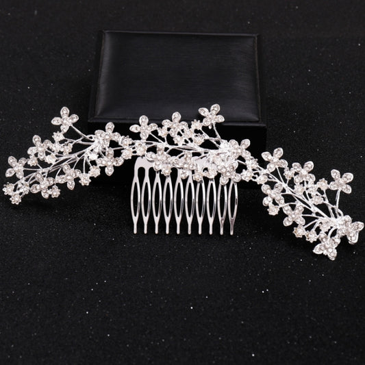 Crystal Hair Comb Clip Headband for Women Bride Rhinestone Party Prom Wedding