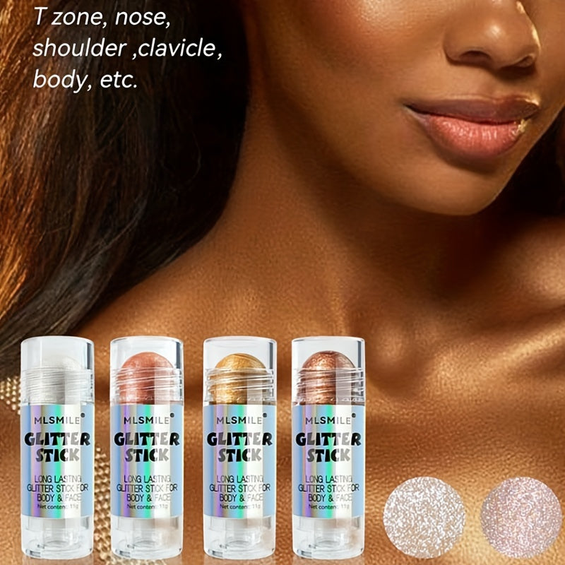 11g Glitter Highlighter Stick, Three-dimensional Contouring