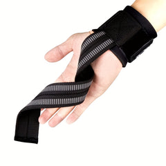 Fitness Wrist Band Pull up Grip Belt Palm Protection Straps