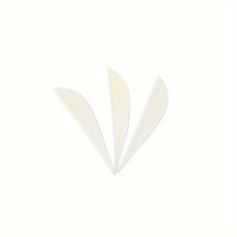 50pcs 5.08cm Turkey Feathers Fletchings for DIY Arrows
