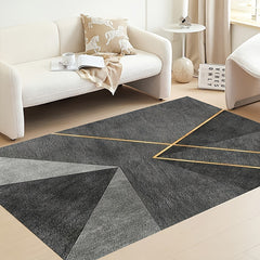 Geometric Pattern Kitchen Rug Non-slip Floor Mat
