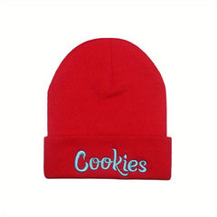 Letter Embroidered Beanie Hat - Stay Warm & Stylish