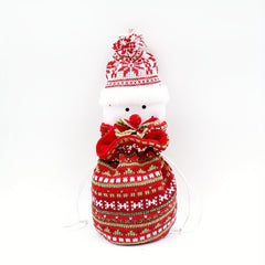 Christmas Candy Wrapping Bag Gift Packaging Elf Deer Snowman Party Decor