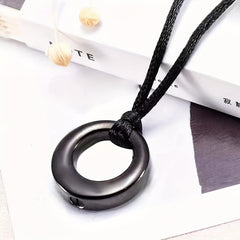 Circle Of Life Pet Ashes Memorial Urn Necklace Cremation Jewelry Pendant