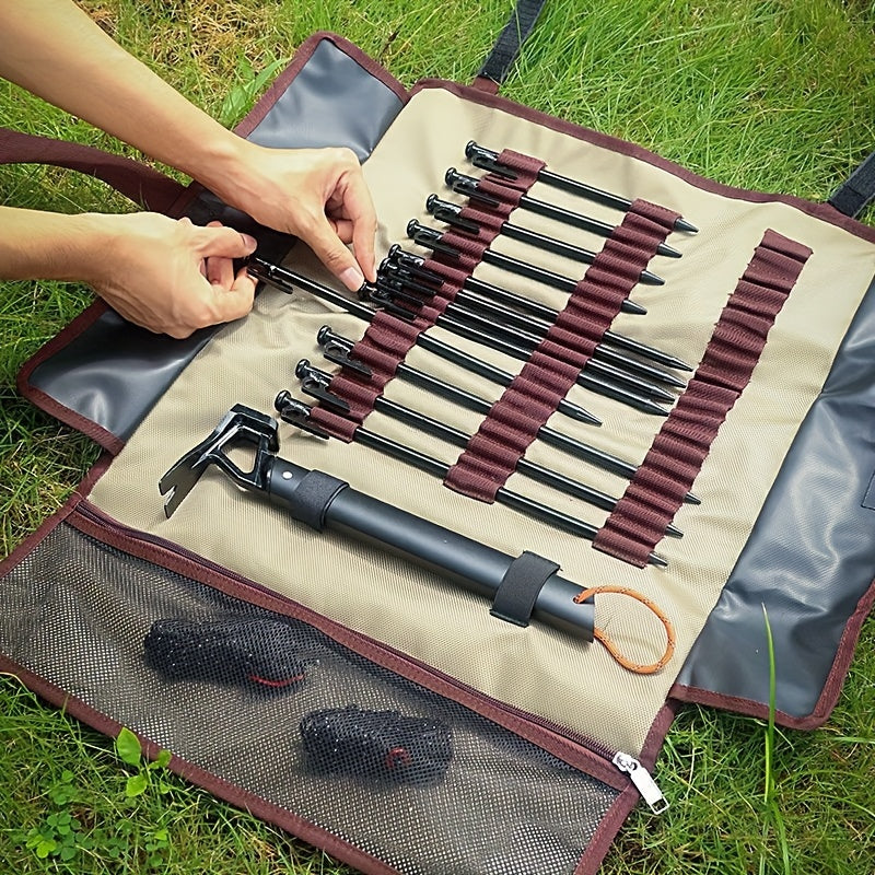 Outdoor Camping Nail Storage Bag Portable Hammer Tent Accessory
