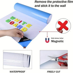 Magnetic Whiteboard Soft Whiteboard Wall Sticker 45 17 7 23 6in