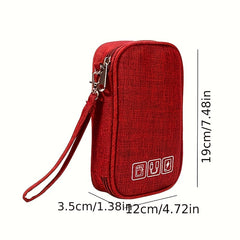 Zipper Data Cable Bag Travel Organzier Lightweight Container