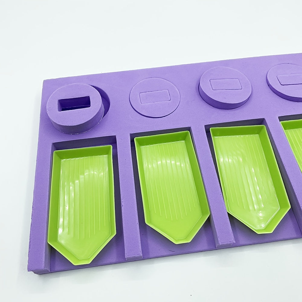 Foam Purple Diamond Painting Tool Tray Plate Organizer