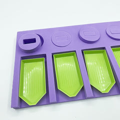 Foam Purple Diamond Painting Tool Tray Plate Organizer