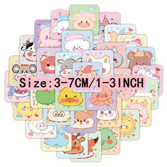 60pcs Animal Series Graffiti Stickers Waterproof for Guitar Skateboard Phone Lap
