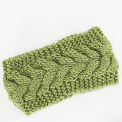 Knitted Twisted Headband Solid Hairband Ear Warmer For Women Girls