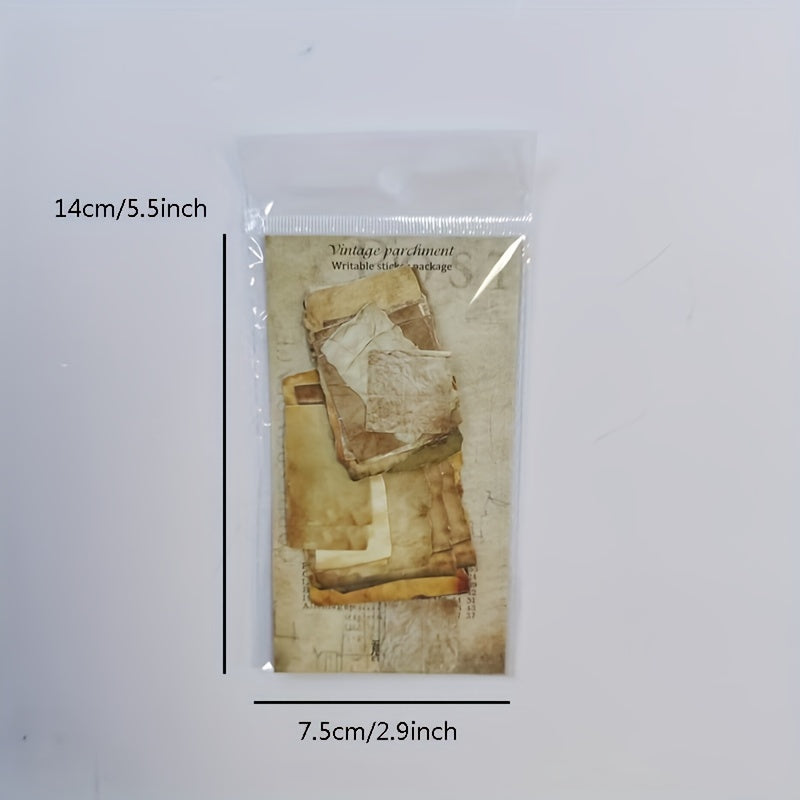 Vintage Letter Sticker Pack for Scrapbooking DIY