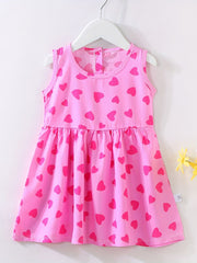 Girls Floral Cotton Silk Dress Princess Dress Kids Summer Sleep Dress