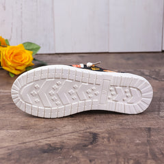 Scary Pumpkin Pattern Loafers Shoes - Halloween Style