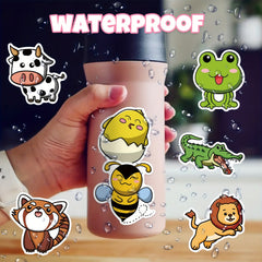 150 Cartoon Animal Stickers for Kids - Reward Stickers