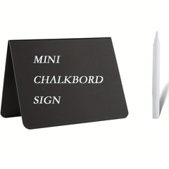 Mini Chalkboard With Chalk for Food Party Buffet Table Sign Wedding Bakery