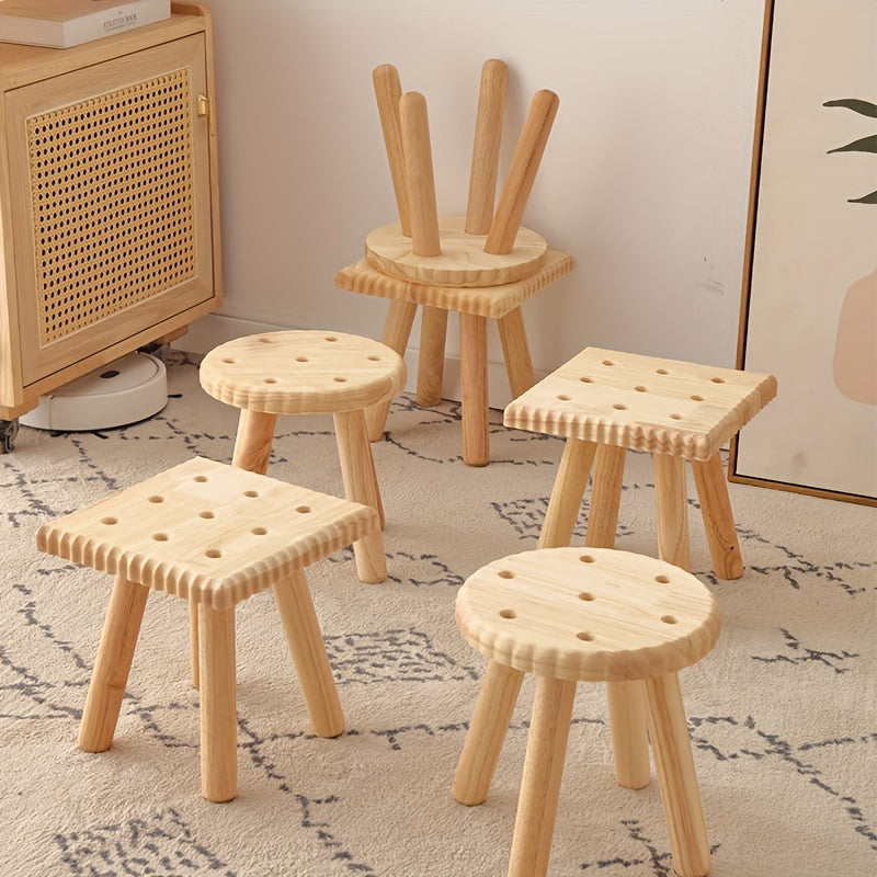 Small Wooden Chair for Playroom Bedroom