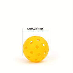 4pcs 40 Holes 74mm Pickle Ball for Training and Game Pickleball