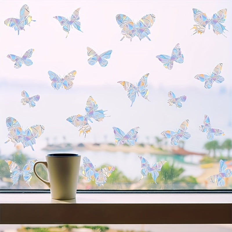 28pcs Butterfly Window Stickers Anti Collision Decals Glass Alert