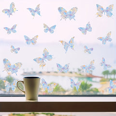 28pcs Butterfly Window Stickers Anti Collision Decals Glass Alert