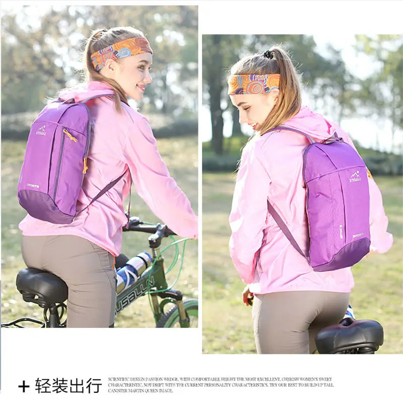10L Waterproof Backpack - Outdoor Sports Bag for Camping