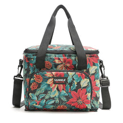 10L Cooler Bag Thermal Insulated Refrigerator Tote Lunch Box Zipper Picnic Bag