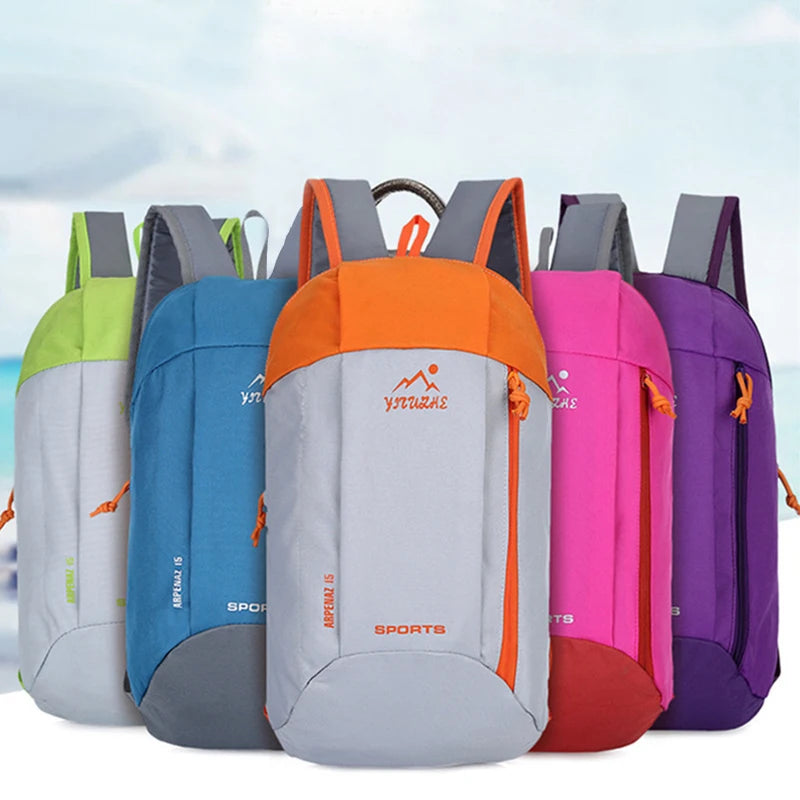 10L Waterproof Travel Hiking Bag Zipper Adjustable Belt Camping Knapsack