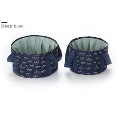 Women's Portable Folding Bucket Bag for Travel